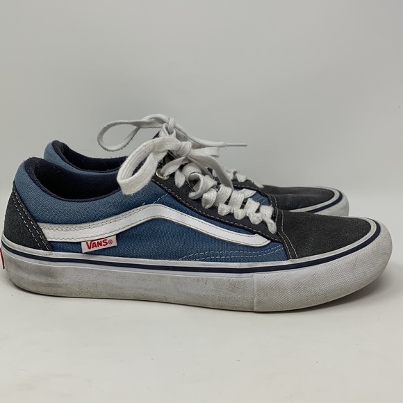 Vans Old Skool Navy & White Shoes Men’s Size 7 - Picture 2 of 10